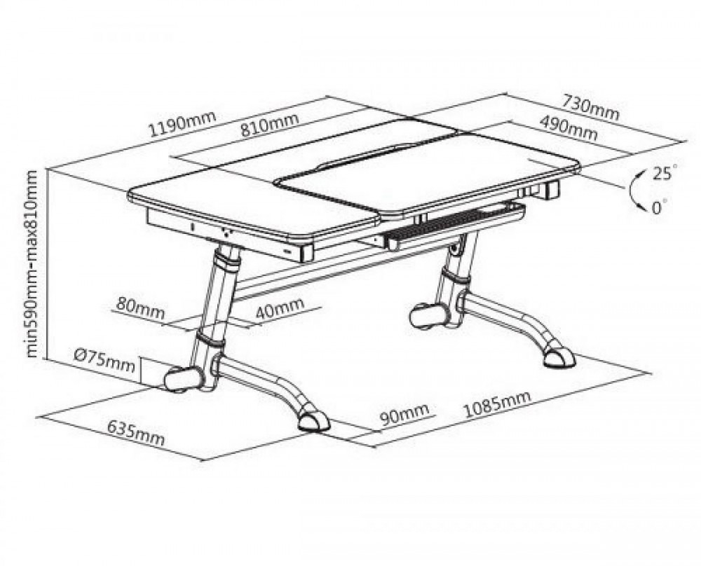 Стол fun Desk Volare