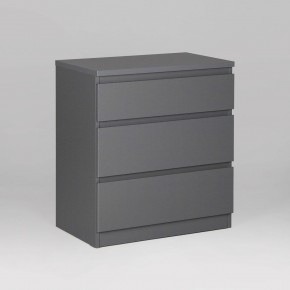 2.03.02.060.4 КАСТОР комод 3 ящика RU серый в Магнитогорске - magnitogorsk.ok-mebel.com | фото