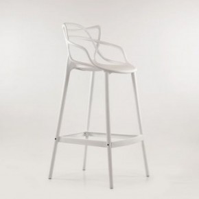 Барный стул Barneo N-235 Masters, белый, design Phillip Stark в Магнитогорске - magnitogorsk.ok-mebel.com | фото 5