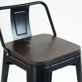 Барный стул N-238 Tolix Wood style Черный в Магнитогорске - magnitogorsk.ok-mebel.com | фото 3