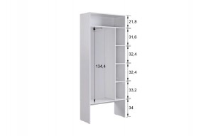 БАСКО Прихожая К5 (графит) в Магнитогорске - magnitogorsk.ok-mebel.com | фото 9