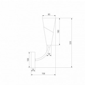 Бра Eurosvet Rhyton 60167/1 латунь в Магнитогорске - magnitogorsk.ok-mebel.com | фото 5