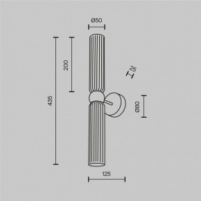 Бра Maytoni Antic MOD302WL-02GR1 в Магнитогорске - magnitogorsk.ok-mebel.com | фото 4