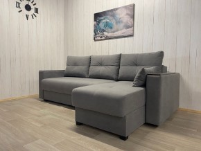 Диван угловой Комфорт-3 (НПБ+МДФ) велюр Galaxy Lite 26 в Магнитогорске - magnitogorsk.ok-mebel.com | фото 2