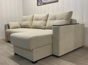 Диван угловой Комфорт-3 (НПБ+МДФ) велюр Luma 01 в Магнитогорске - magnitogorsk.ok-mebel.com | фото 2
