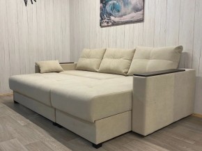 Диван угловой Комфорт-3 (НПБ+МДФ) велюр Luma 01 в Магнитогорске - magnitogorsk.ok-mebel.com | фото 4