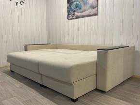 Диван угловой Комфорт-3 (НПБ+МДФ) велюр Luma 01 в Магнитогорске - magnitogorsk.ok-mebel.com | фото 5