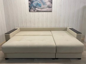 Диван угловой Комфорт-3 (НПБ+МДФ) велюр Luma 01 в Магнитогорске - magnitogorsk.ok-mebel.com | фото 6
