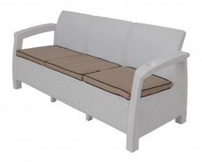 Диван Yalta Premium Sofa 3 Set (Ялта) белый (+подушки под спину) в Магнитогорске - magnitogorsk.ok-mebel.com | фото 1
