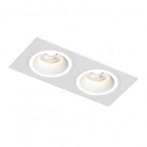 DK2062-WH Встраиваемый светильник, IP 20, до 15 Вт, GU10, LED, белый, алюминий в Магнитогорске - magnitogorsk.ok-mebel.com | фото
