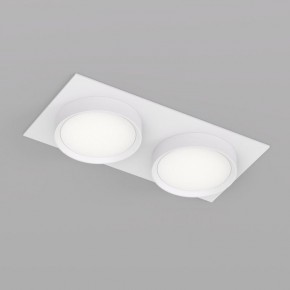 DK2092-WH Встраиваемый светильник FLAT, IP 20, до 15 Вт, GX53, LED, белый, алюминий в Магнитогорске - magnitogorsk.ok-mebel.com | фото 2