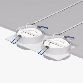 DK2092-WH Встраиваемый светильник FLAT, IP 20, до 15 Вт, GX53, LED, белый, алюминий в Магнитогорске - magnitogorsk.ok-mebel.com | фото 4