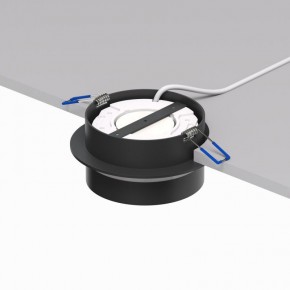 DK2100-BK Встраиваемый светильник NIKO, IP 20, до 15 Вт, GX53, LED, черный, акрил, алюминий в Магнитогорске - magnitogorsk.ok-mebel.com | фото 4