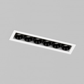 DK2514-WB Встраиваемый светильник SPACE со светодиодом L126mm 220V 10W 38° 4000К IP20 белый/черный алюминий в Магнитогорске - magnitogorsk.ok-mebel.com | фото 2