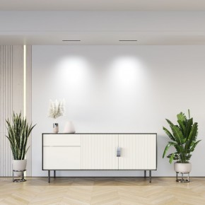 DK2515-WB Встраиваемый светильник SPACE со светодиодом L240mm 220V 20W 38° 4000К IP20 белый/черный алюминий в Магнитогорске - magnitogorsk.ok-mebel.com | фото 7
