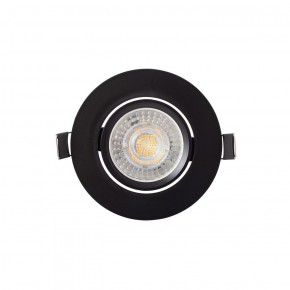 DK3020-BK Встраиваемый светильник, IP 20, 10 Вт, GU5.3, LED, черный, пластик в Магнитогорске - magnitogorsk.ok-mebel.com | фото 3