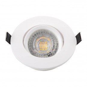 DK3020-WH Встраиваемый светильник, IP 20, 10 Вт, GU5.3, LED, белый, пластик в Магнитогорске - magnitogorsk.ok-mebel.com | фото 4
