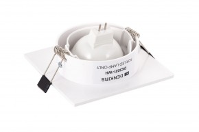 DK3021-WH Встраиваемый светильник, IP 20, 10 Вт, GU5.3, LED, белый, пластик в Магнитогорске - magnitogorsk.ok-mebel.com | фото 4