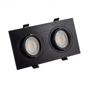 DK3022-BK Встраиваемый светильник, IP 20, 10 Вт, GU5.3, LED, черный, пластик в Магнитогорске - magnitogorsk.ok-mebel.com | фото