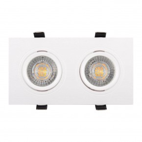 DK3022-WH Встраиваемый светильник, IP 20, 10 Вт, GU5.3, LED, белый, пластик в Магнитогорске - magnitogorsk.ok-mebel.com | фото 2