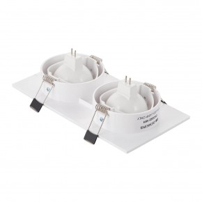 DK3022-WH Встраиваемый светильник, IP 20, 10 Вт, GU5.3, LED, белый, пластик в Магнитогорске - magnitogorsk.ok-mebel.com | фото 3