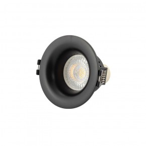 DK3024-BK Встраиваемый светильник, IP 20, 10 Вт, GU5.3, LED, черный, пластик в Магнитогорске - magnitogorsk.ok-mebel.com | фото
