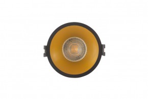 DK3026-BG Встраиваемый светильник, IP 20, 10 Вт, GU5.3, LED, черный/золотой, пластик в Магнитогорске - magnitogorsk.ok-mebel.com | фото