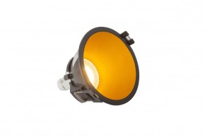 DK3026-BG Встраиваемый светильник, IP 20, 10 Вт, GU5.3, LED, черный/золотой, пластик в Магнитогорске - magnitogorsk.ok-mebel.com | фото 3