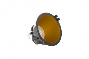 DK3026-BG Встраиваемый светильник, IP 20, 10 Вт, GU5.3, LED, черный/золотой, пластик в Магнитогорске - magnitogorsk.ok-mebel.com | фото 4