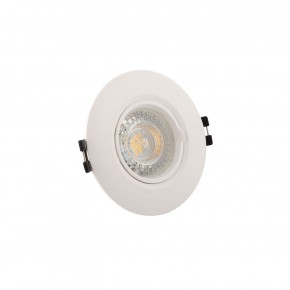 DK3028-WH Встраиваемый светильник, IP 20, 10 Вт, GU5.3, LED, белый, пластик в Магнитогорске - magnitogorsk.ok-mebel.com | фото 2