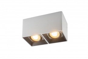 DK3035-WB Светильник накладной IP 20, 10 Вт, GU5.3, LED, белый/черный, пластик в Магнитогорске - magnitogorsk.ok-mebel.com | фото
