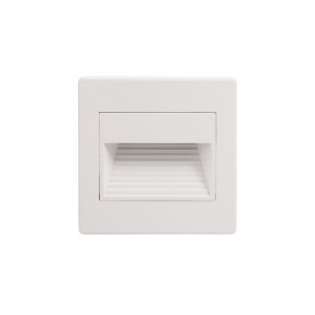 DK3050-WH Светильник встраиваемый в стену, IP 20, LED 3000, 1 Вт, белый, пластик в Магнитогорске - magnitogorsk.ok-mebel.com | фото 3