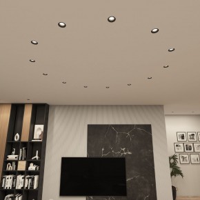 DK3055-BK Встраиваемый светильник, IP 20, 10 Вт, GU5.3, LED, черный, пластик в Магнитогорске - magnitogorsk.ok-mebel.com | фото 3