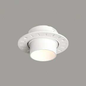 DK3056-WH Встраиваемый светильник под шпатлевку, IP20, до 15 Вт, LED, GU5,3, белый, пластик в Магнитогорске - magnitogorsk.ok-mebel.com | фото