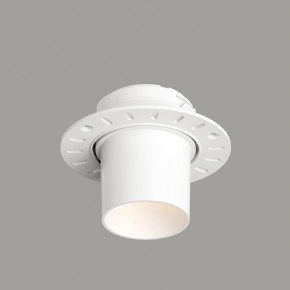DK3057-WH Встраиваемый светильник под шпатлевку, IP20, до 15 Вт, LED, GU5,3, белый, пластик в Магнитогорске - magnitogorsk.ok-mebel.com | фото