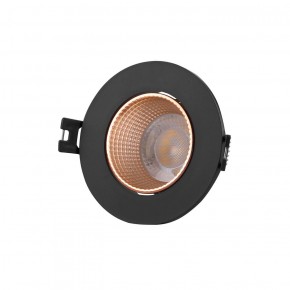 DK3061-BBR Встраиваемый светильник, IP 20, 10 Вт, GU5.3, LED, черный/бронзовый, пластик в Магнитогорске - magnitogorsk.ok-mebel.com | фото
