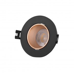 DK3061-BBR Встраиваемый светильник, IP 20, 10 Вт, GU5.3, LED, черный/бронзовый, пластик в Магнитогорске - magnitogorsk.ok-mebel.com | фото