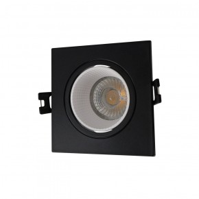 DK3071-BK+WH Встраиваемый светильник, IP 20, 10 Вт, GU5.3, LED, черный/белый, пластик в Магнитогорске - magnitogorsk.ok-mebel.com | фото