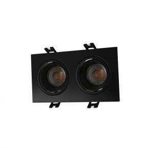 DK3072-BK Встраиваемый светильник, IP 20, 10 Вт, GU5.3, LED, черный/черный, пластик в Магнитогорске - magnitogorsk.ok-mebel.com | фото
