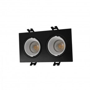 DK3072-BK+WH Встраиваемый светильник, IP 20, 10 Вт, GU5.3, LED, черный/белый, пластик в Магнитогорске - magnitogorsk.ok-mebel.com | фото