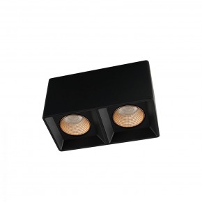 DK3085-BK+BR Светильник накладной IP 20, 10 Вт, GU5.3, LED, черный/бронзовый, пластик в Магнитогорске - magnitogorsk.ok-mebel.com | фото