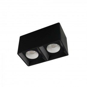 DK3085-BK+CH Светильник накладной IP 20, 10 Вт, GU5.3, LED, черный/хром, пластик в Магнитогорске - magnitogorsk.ok-mebel.com | фото