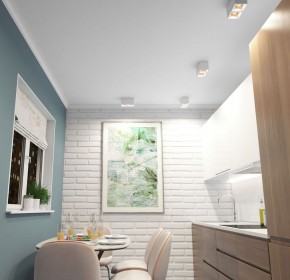 DK3085-WH+BR Светильник накладной IP 20, 10 Вт, GU5.3, LED, белый/бронзовый, пластик в Магнитогорске - magnitogorsk.ok-mebel.com | фото 2