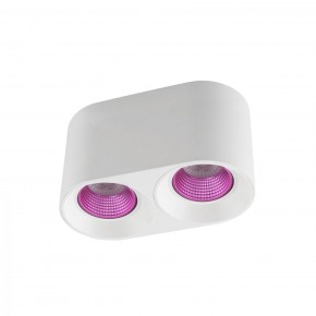 DK3096-WH+PI Светильник накладной IP 20, 10 Вт, GU5.3, LED, белый/розовый, пластик в Магнитогорске - magnitogorsk.ok-mebel.com | фото