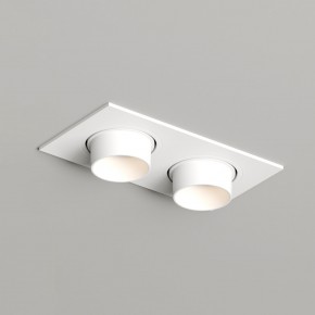 DK3122-WH Встраиваемый светильник, IP20, до 15 Вт, LED, GU5,3, белый, пластик в Магнитогорске - magnitogorsk.ok-mebel.com | фото