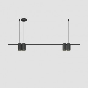 DK4061-BK Подвесной светильник ORBIT, IP20, 4xGU10 LED до 15 Вт, черный матовый, алюминий в Магнитогорске - magnitogorsk.ok-mebel.com | фото