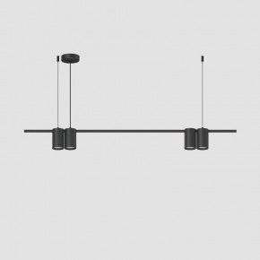 DK4061-BK Подвесной светильник ORBIT, IP20, 4xGU10 LED до 15 Вт, черный матовый, алюминий в Магнитогорске - magnitogorsk.ok-mebel.com | фото 2