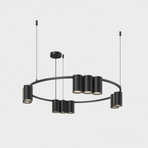 DK4065-BK Подвесной светильник ORBIT, IP20, 10xGU10 LED до 15 Вт, черный матовый, алюминий в Магнитогорске - magnitogorsk.ok-mebel.com | фото