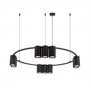 DK4065-BK Подвесной светильник ORBIT, IP20, 10xGU10 LED до 15 Вт, черный матовый, алюминий в Магнитогорске - magnitogorsk.ok-mebel.com | фото 3