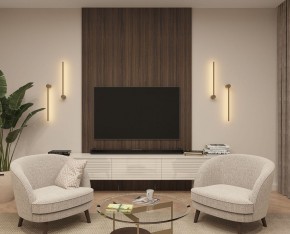 DK5010-SG Бра 600 мм, 3000К, IP20, 5 Вт, матовое золото в Магнитогорске - magnitogorsk.ok-mebel.com | фото 5